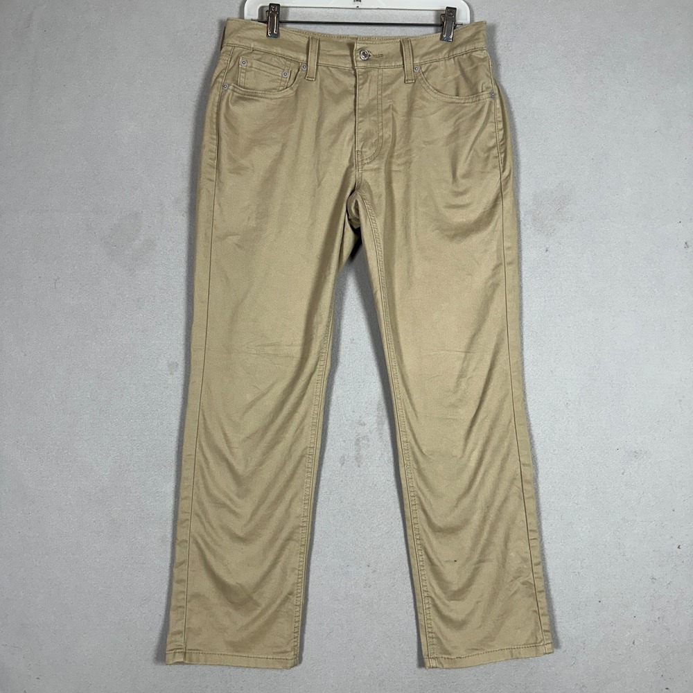 Levis 541 Jeans Mens 30X30 Athletic Taper Khaki All Seasons Tech Stretch Denim
